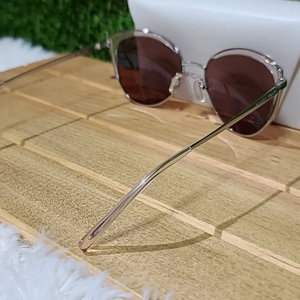 Michael Kors Sunglasses MK1046-115376 Key Biscayne Silver New - Picture 9 of 10